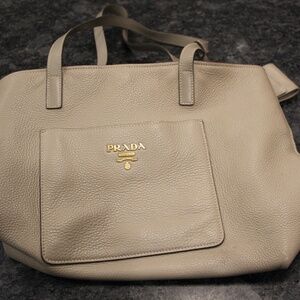 Prada Leather Shoulder Handbag